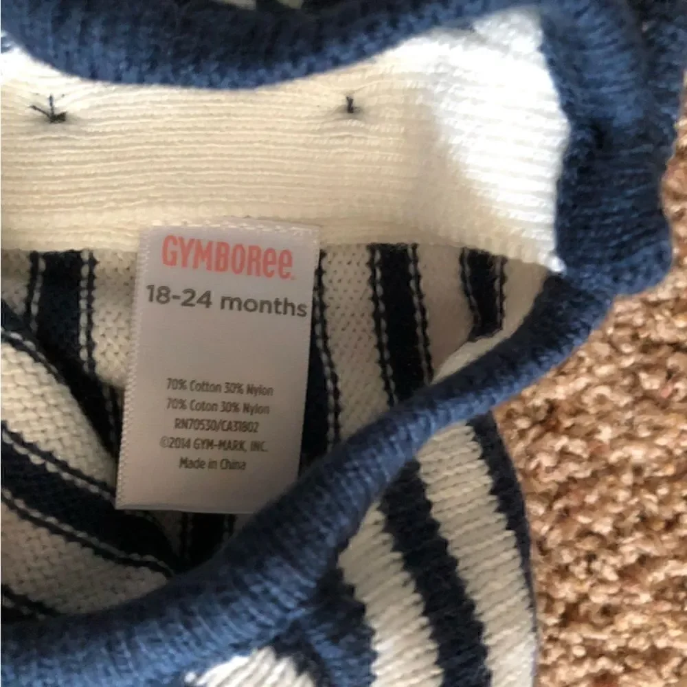 NWOT - Striped Gymboree Sweater Dress in Size 18-24 months
